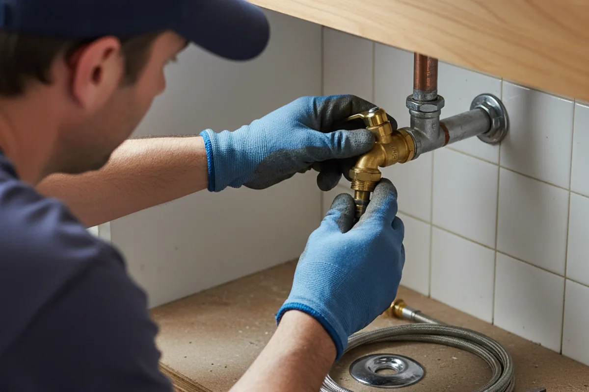Shutoff valve and fitting work during Repiping in Glen Campbell